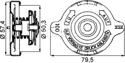 Verschlussdeckel kühler crb - kühler,