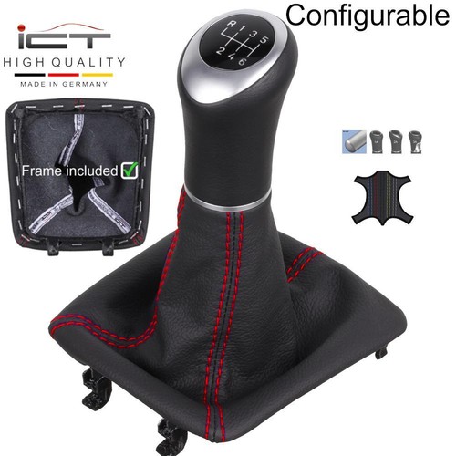 Ict schaltknauf leder - leder, für